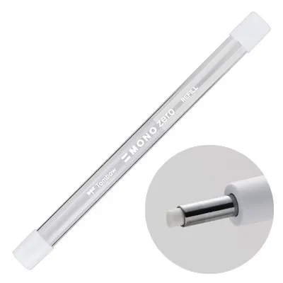 Wkłady do gumki MONO zero Tombow okrągłe 2 szt.