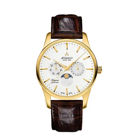 Zegarek męski Atlantic 56550.45.21 Seasport Moon Phase