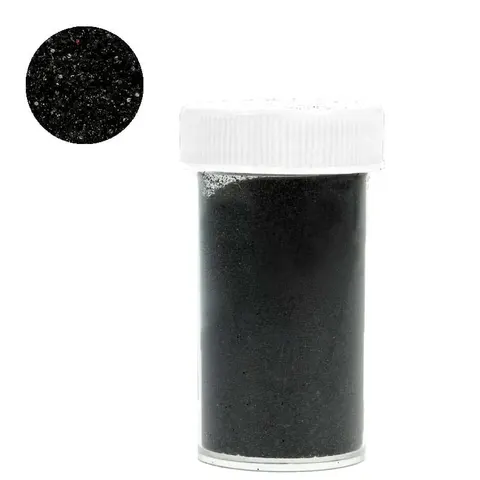 Brokat sypki 20 g - czarny