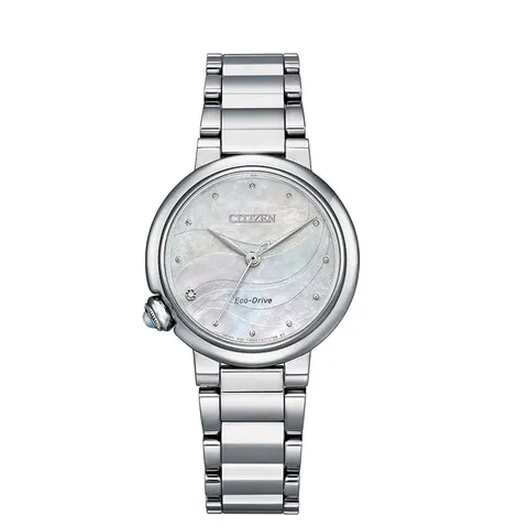 Citizen EM0910-80D zegarek damski na stalowej bransolecie