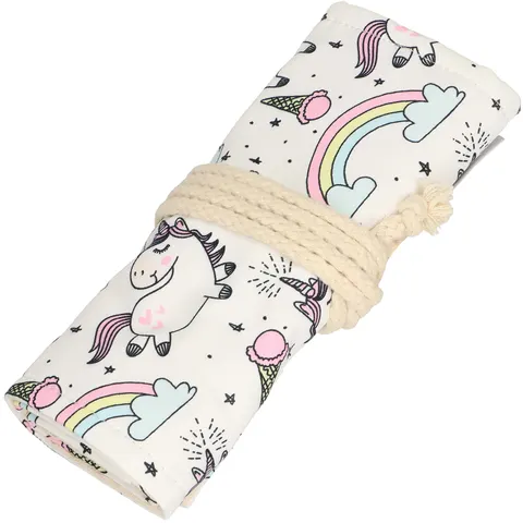 Piórnik zwijany Artistick na 36 kredek - Unicorn