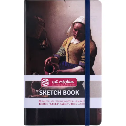 Szkicownik 13x21 cm TALENS Art Creation - 140 g/m² - Mleczarka - 80 ark.
