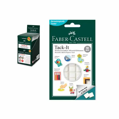 Masa mocująca TACK-IT 50g biała FABER-CASTELL 589150 FC