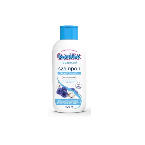 BAMBINO RODZINA Szampon do włosów NAWILŻAJĄCY, 400 ml