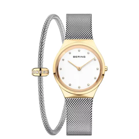 Damski zegarek Bering Classic 12131-010-GWP1 zestaw z bransoletką