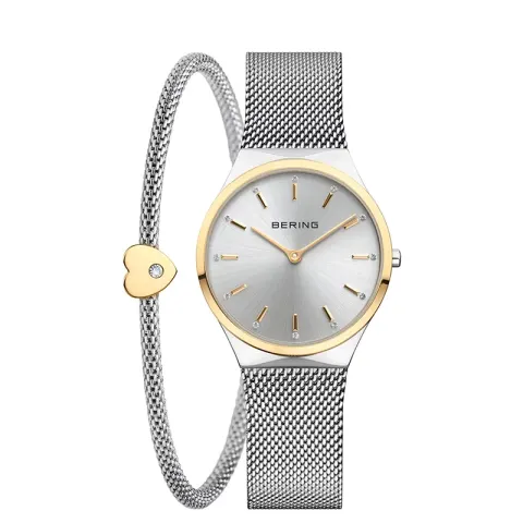 Damski zegarek Bering Classic 12131-014-GWP bransoleta ze stali