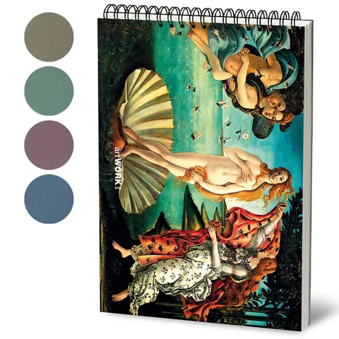 Szkicownik Stifflex Pastel Dark Shades „Botticelli” - 24x33 cm, 360g, 16 ark.