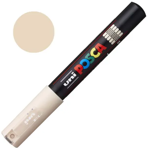 Marker z farbą plakatową okrągły 0,7mm UNI POSCA PC-1M beżowy NR 45 1szt.