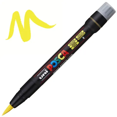 Marker UNI Posca PCF-350 (żółty)