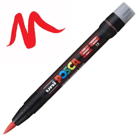 Marker UNI Posca PCF-350 (czerwony)