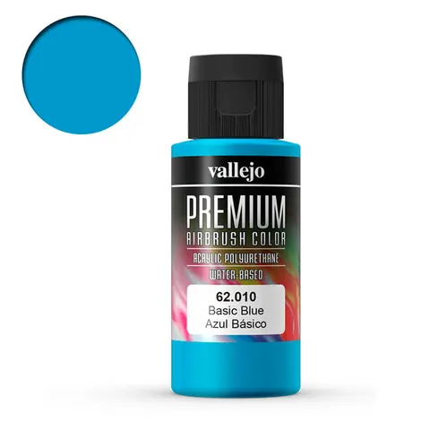 Vallejo 62010 Basic Blue Premium Color farba 60ml podstawowy niebieski