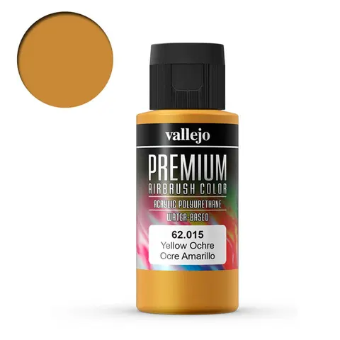 Vallejo 62015 Yellow Ochre Premium Color farba 60 ml