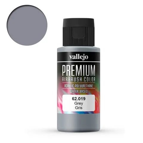 Vallejo 62.019 Grey Premium Color farba 60 ml szara 62019