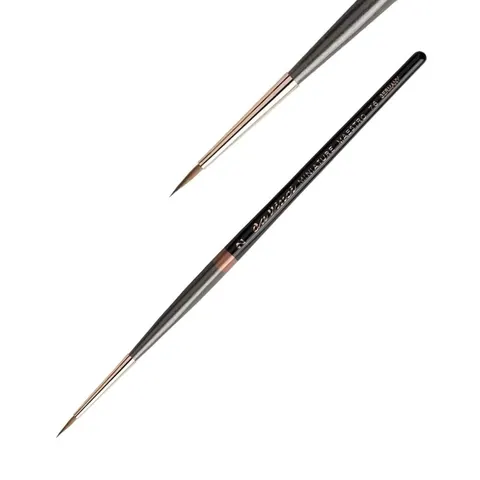 Pędzel naturalny da Vinci Miniature - Maestro 76 Kolinsky Red Sable - 2 - short & pointed