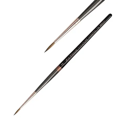 Pędzel naturalny da Vinci Miniature - Maestro 76 Kolinsky Red Sable - 3 - short & pointed
