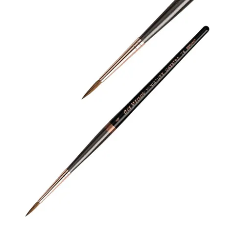 Pędzel naturalny da Vinci Miniature - Maestro 76 Kolinsky Red Sable - 4 - short & pointed