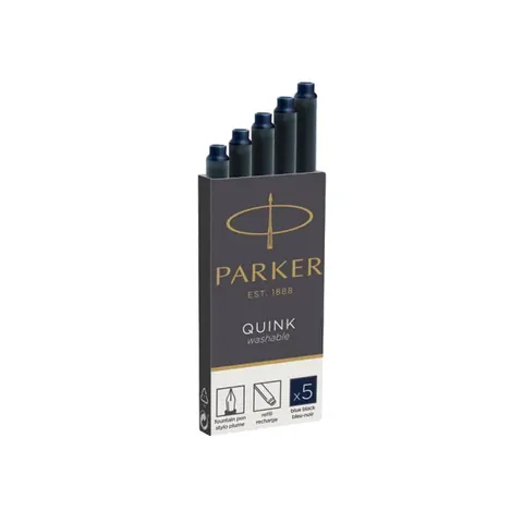 Naboje do pióra Parker Quink - 5 szt. granatowe