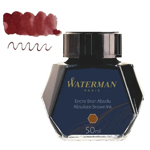 Atrament Waterman 50 ml - brązowy
