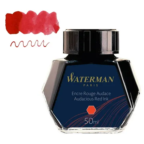 Atrament Waterman 50 ml - czerwony