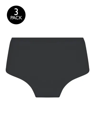 LingaDore - Figi Best Basics B-1 czarny 3-pak S