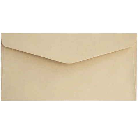 Koperta DL 120 g - naturalna ciemnobeżowa - 10 szt.