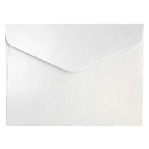 Koperta / koperty ozdobne C6 Pearl Diamentowa Biel, opakowanie 10szt, 150g/m2