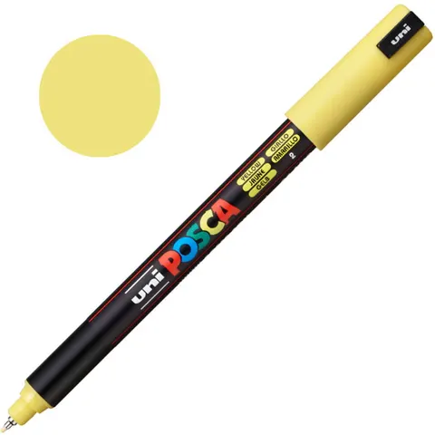 Marker UNI Posca PC-1MR (żółty)
