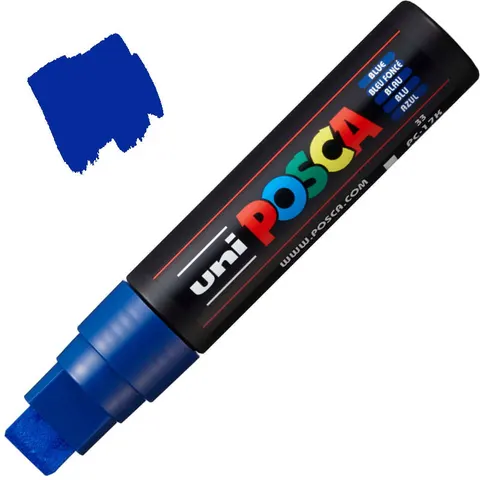 Marker z farbą plakatową Posca PC-17K, niebieski, Uni