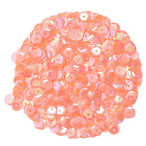 Cekiny opalizujące 6 mm - 10 łosoś