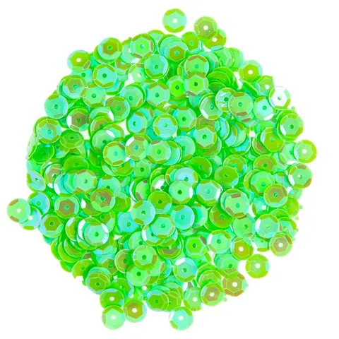 Cekiny opalizujące 6 mm - 38 jasna zieleń