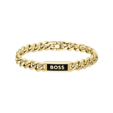 Bransoletka męska Boss Kassy Emblem 1580680M