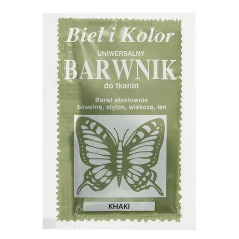 Barwnik do tkanin Biel i Kolor - khaki
