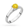 Pierścionek białe złoto diament laboratoryjny 0,50ct oprawa cathedral Lab Diamonds