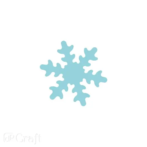 Dziurkacz ozdobny do papieru i pianki 2,5cm Śnieżynka dpCraft
