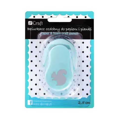 Dziurkacz ozdobny dpCraft Wiewiórka 2,5 cm do papieru i pianki