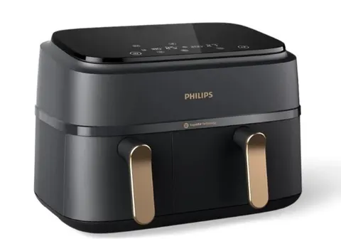 Airfryer Philips Ovi Dual 3000 Balck-Gold NA352/00