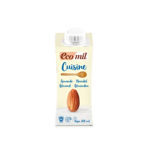 Migdałowa alternatywa dla śmietany BIO 200 ml Ecomil
