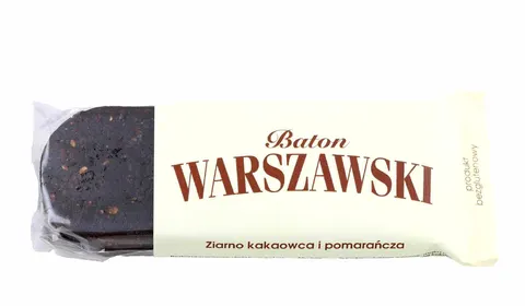 Baton Warszawski - Ziarno Kakaowca i Pomarańcza 60 g - Baton Warszawski