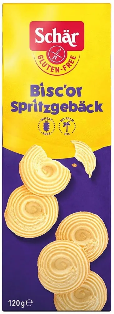 Herbatniki Maślane Bezglutenowe 120 g - Schar