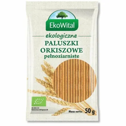 PALUSZKI ORKISZOWE PEŁNOZIARNISTE BIO 50G EKOWITAL