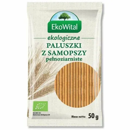 PALUSZKI Z SAMOPSZY PEŁNOZIARNISTE BIO 50G EKOWITAL