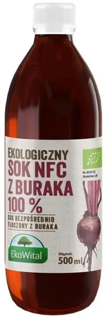 Sok z Buraka NFC 100% Bio 500 ml - Eko Wital