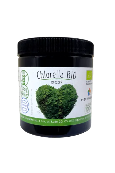 Chlorella Bezglutenowa Bio Proszek 100 g - Pięć Przemian