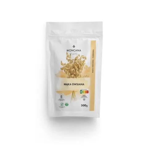 Mąka Owsiana Bezglutenowa 500g - Moncana