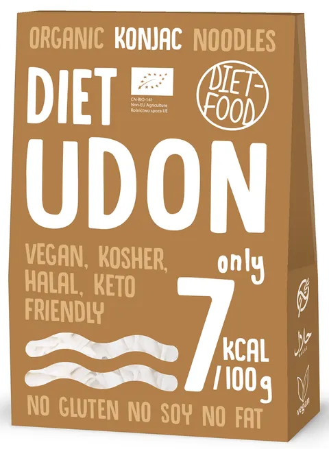 Makaron (Konjac) Udon Bezglutenowy Bio | Diet-Food