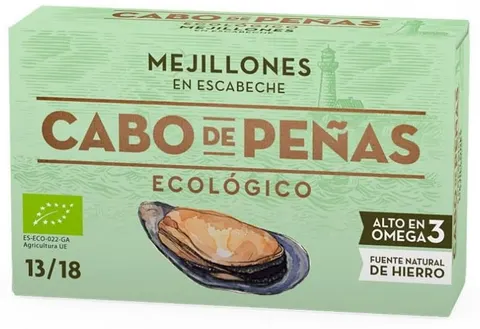Małże Marynowane Bio 111 g - Cabo De Penas