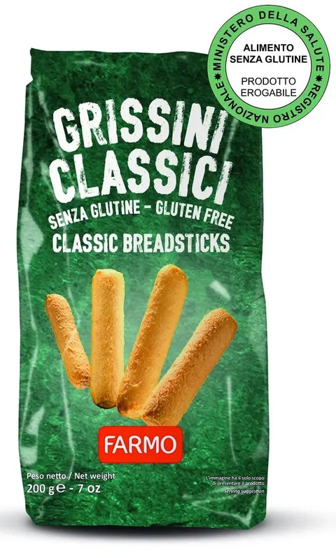 Grissini Bezglutenowe 200 g - Farmo