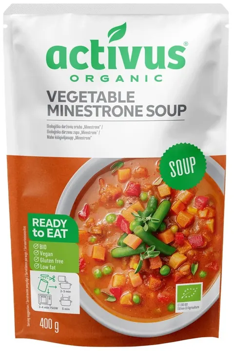Zupa Warzywna Minestrone Bio 400 g - Activus