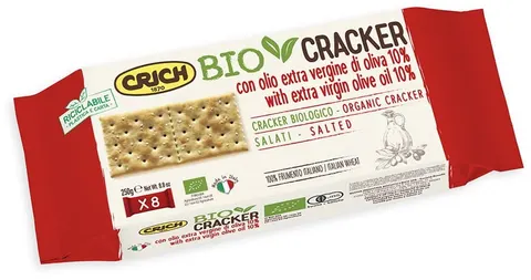 Krakersy z Oliwą z Oliwek Bio 250 g - Crich