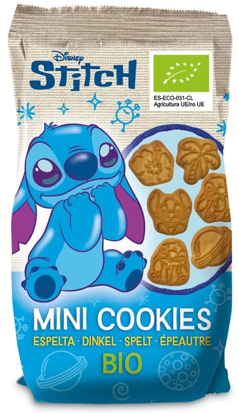 Mini Ciastka Orkiszowe dla Dzieci Stitch Bio 100 g - Eko Wital